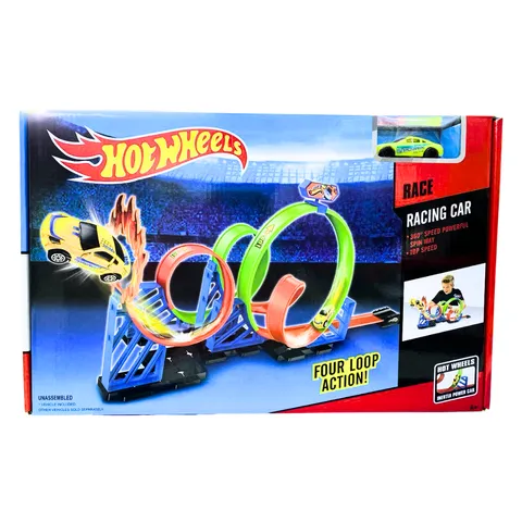 Die Cast Car 4 Loop Track