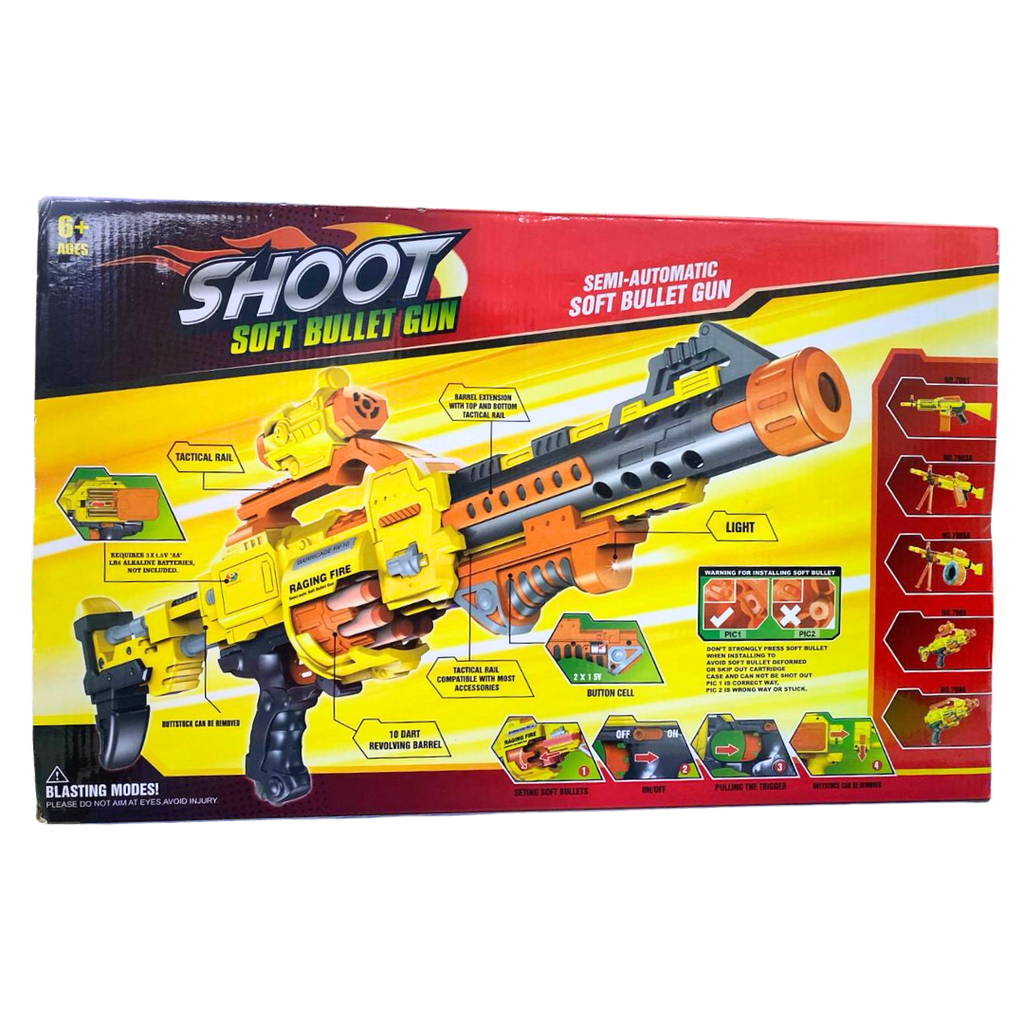 Shoot Semi Auto Soft Bullet Gun Toys