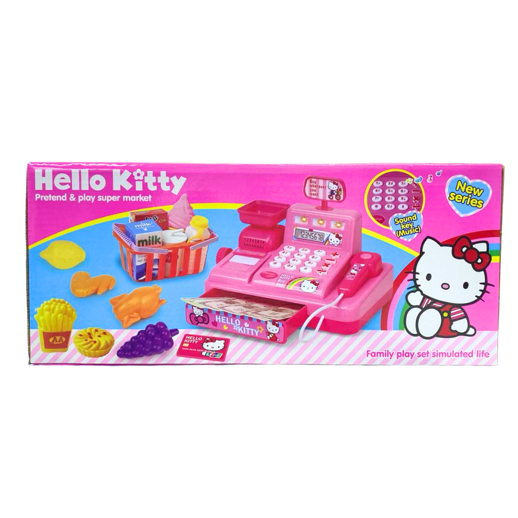 Hello Kitty Shop Cash Register Supermarket Toys