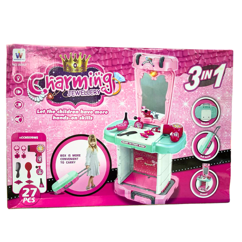 Charming Make Up Set 3in1 Toys 27pcs