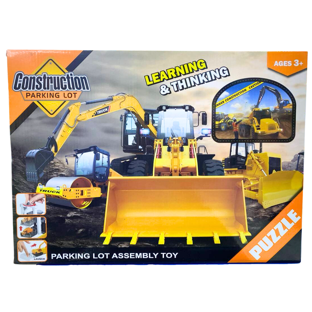 Construction Parking Lot Track Assembly Toys