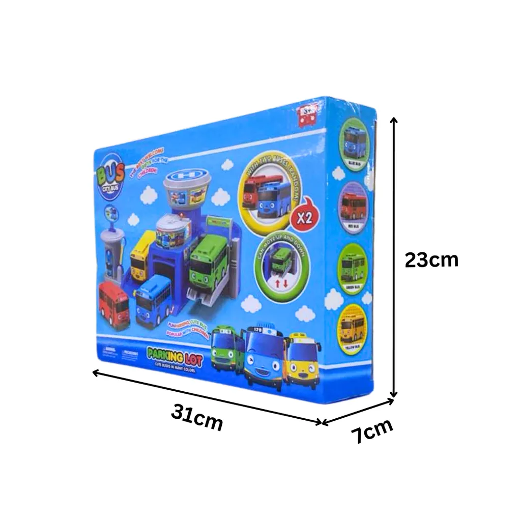Tayo Bus City Parking Lot Toys