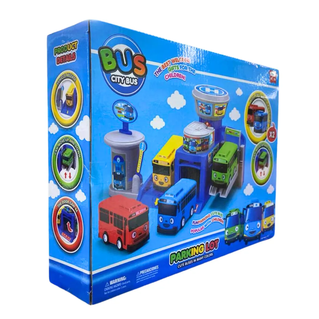 Tayo Bus City Parking Lot Toys