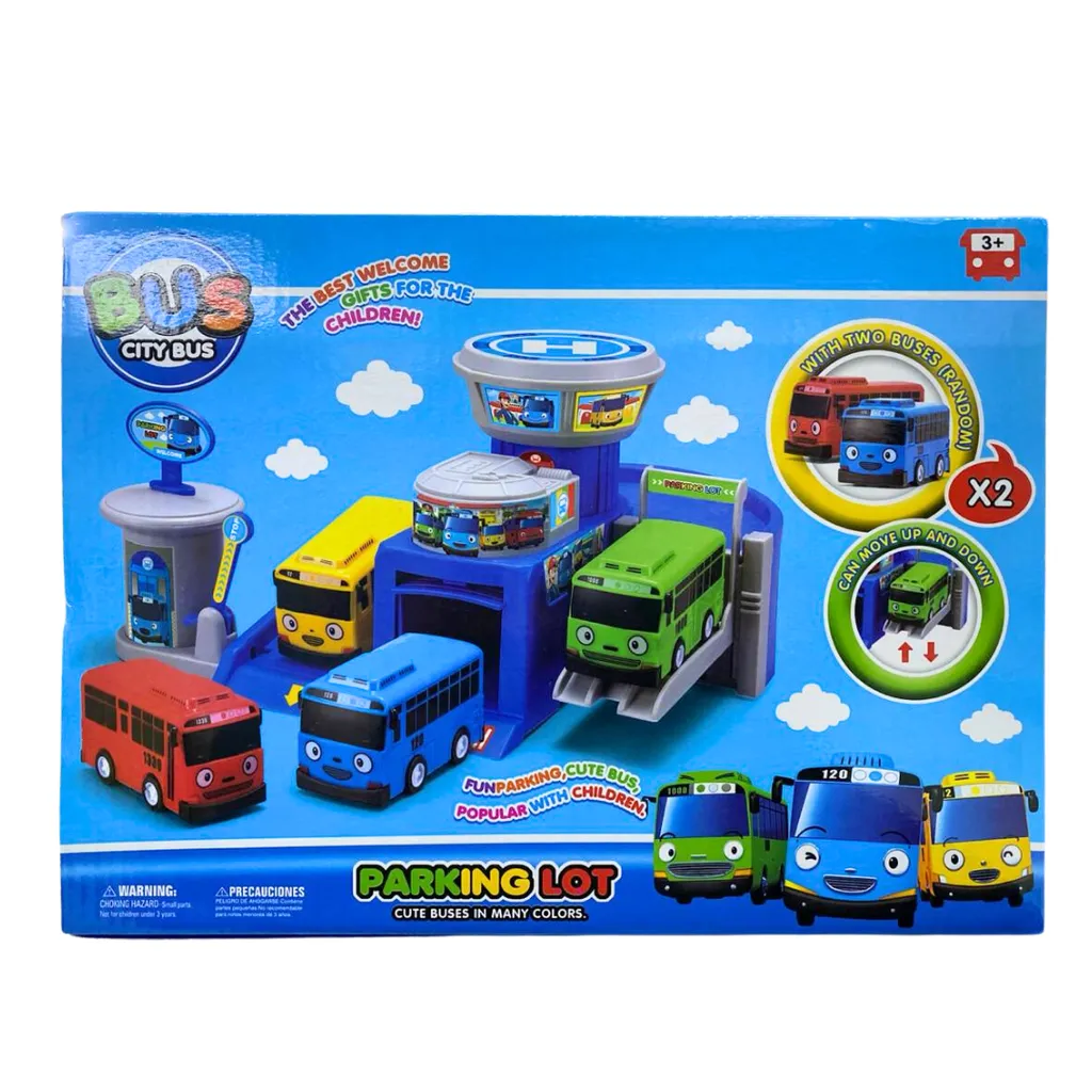 Tayo Bus City Parking Lot Toys