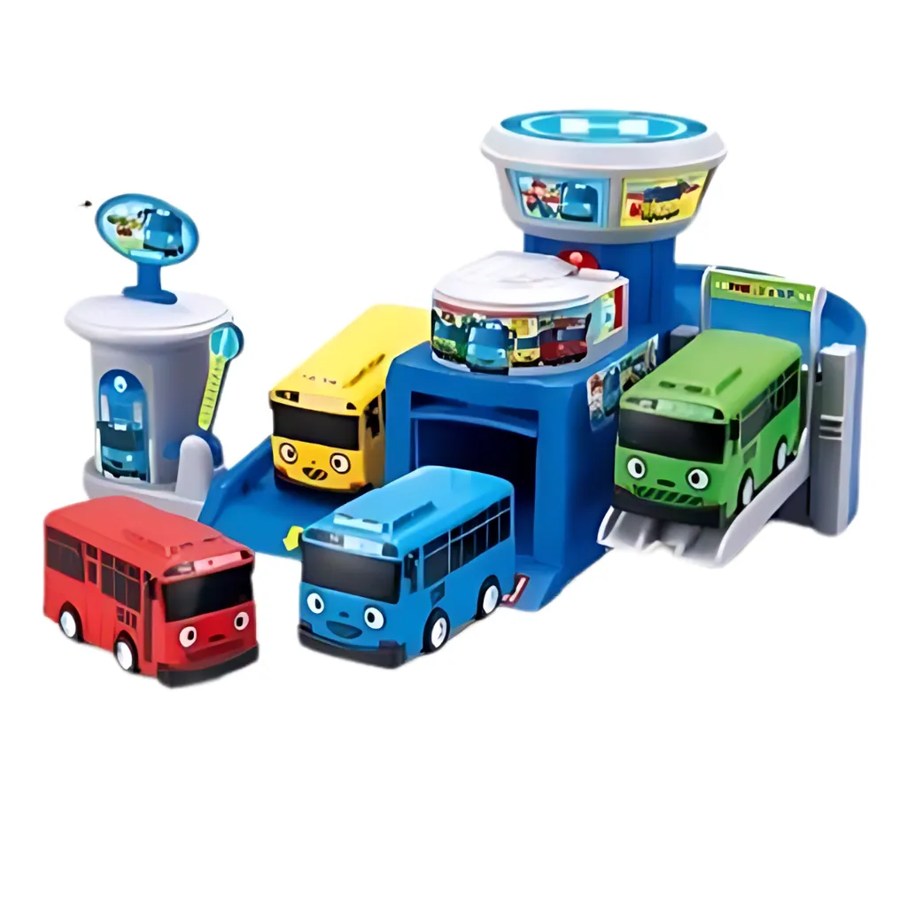 Tayo Bus City Parking Lot Toys