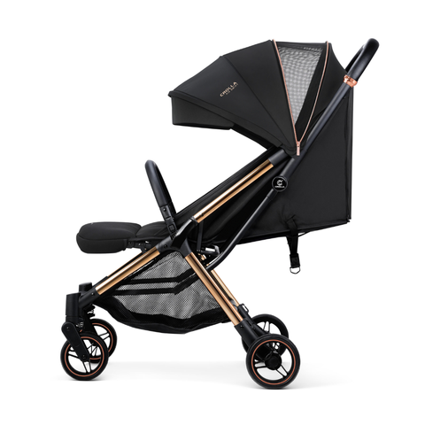 Crolla Air Swift Premium Auto Fold Baby Stroller | Metallic Gold