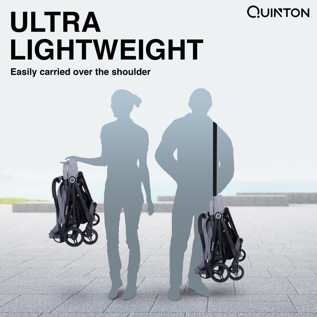 Quinton Light+ Baby Stroller | Compact Auto Fold Stroller