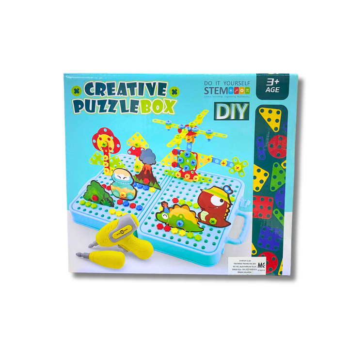 DIY Stem Dino Creative Puzzle Box
