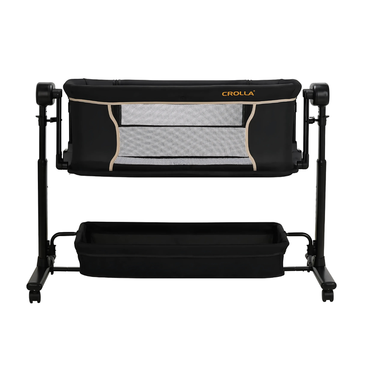 Crolla Anya Bedside Baby Cot Smart Swing Crib Newborn to 15kg Anti Reflux Adjustable Height Baby Cot Malaysia