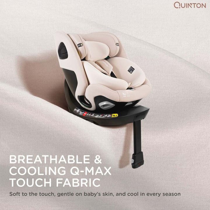 Quinton SpinGuard 360 i-Size Rotating Car Seat | Newborn to 12 Years Car Seat Malaysia