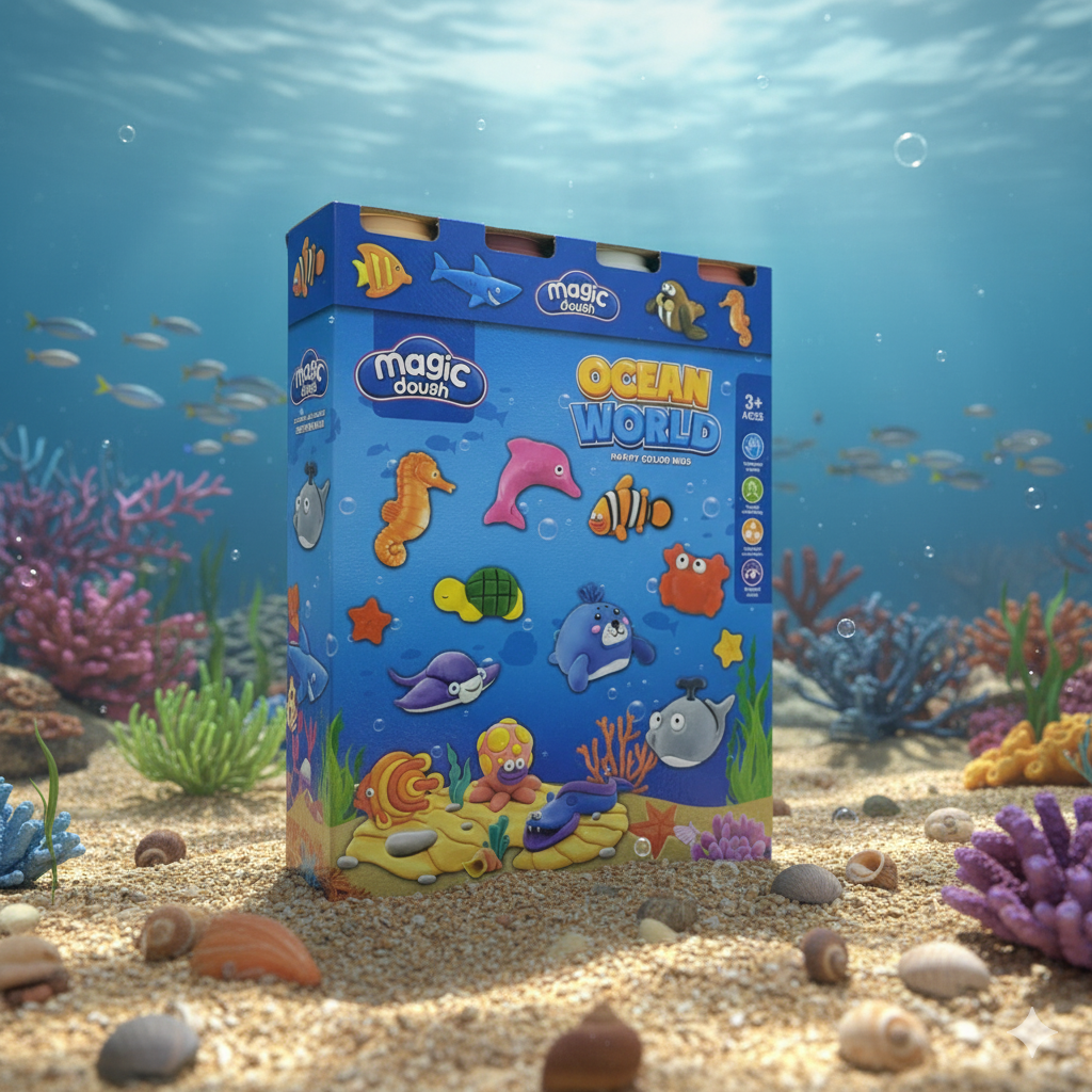 Ocean World Dough Clay Mud