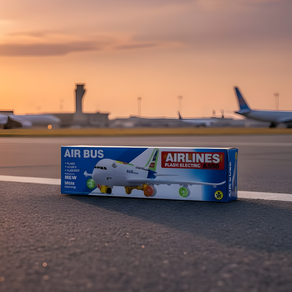 Airlines Air Bus Flash Eletric A380