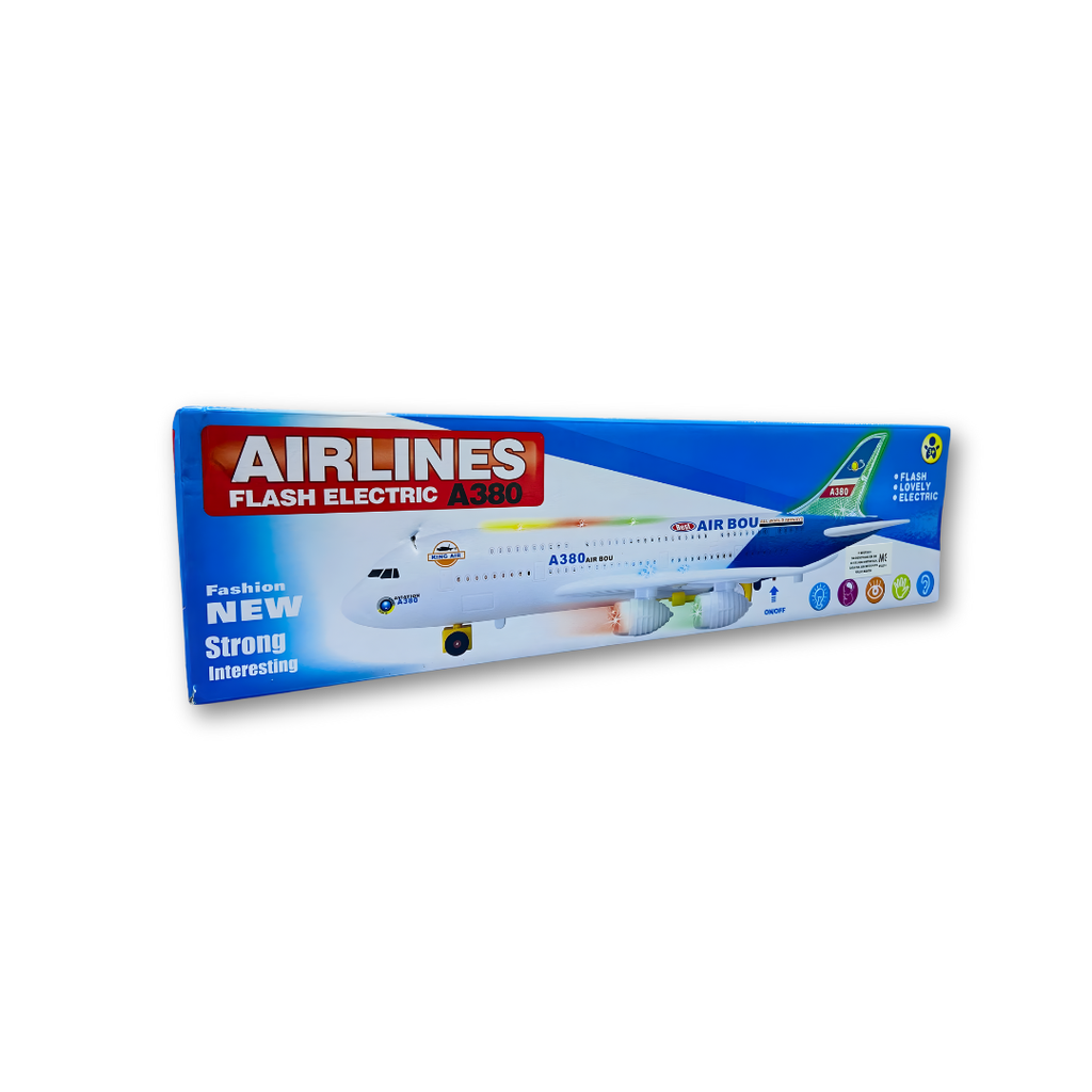 Airlines Air Bus Flash Eletric A380