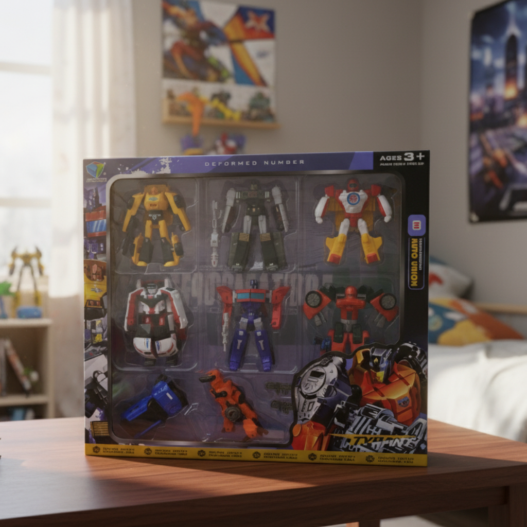 Deformed Number Transformation Robot