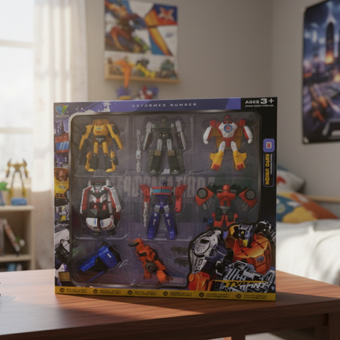 Deformed Number Transformation Robot