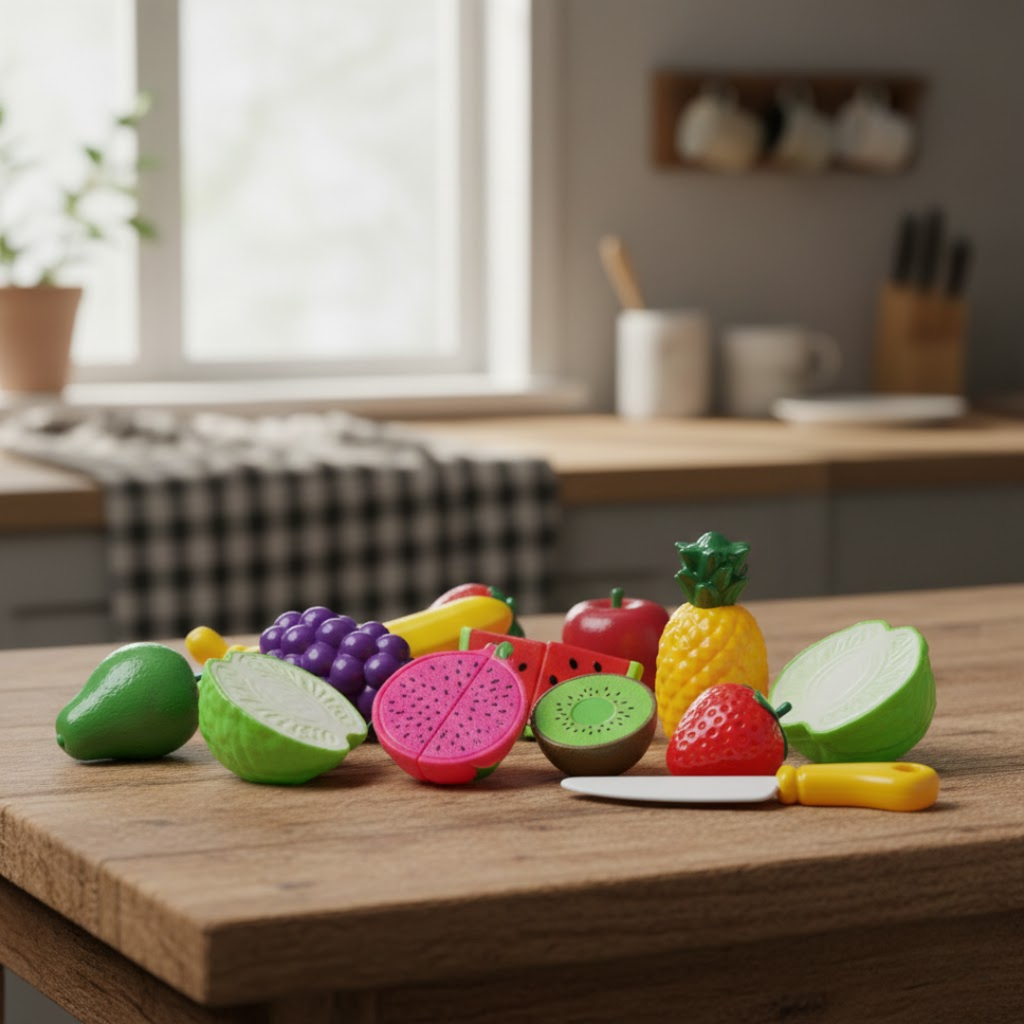 Food Kitchen Funny Vegetables Fruits