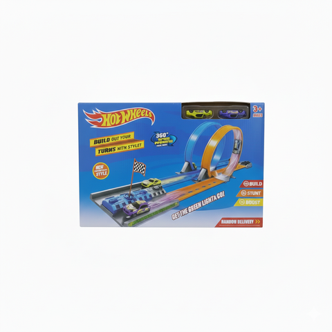 Hotwheels 360 Build Stunt Boost 2 Car