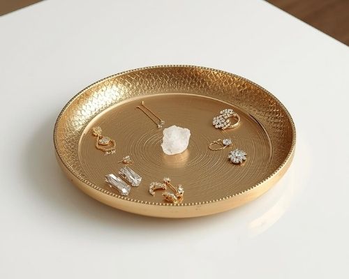 白水晶與首飾盤