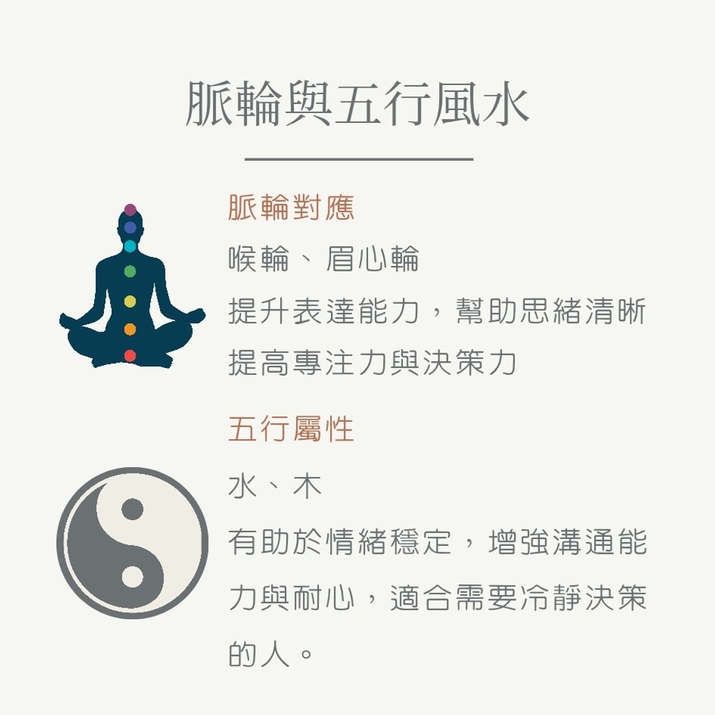 藍東陵五行與脈輪