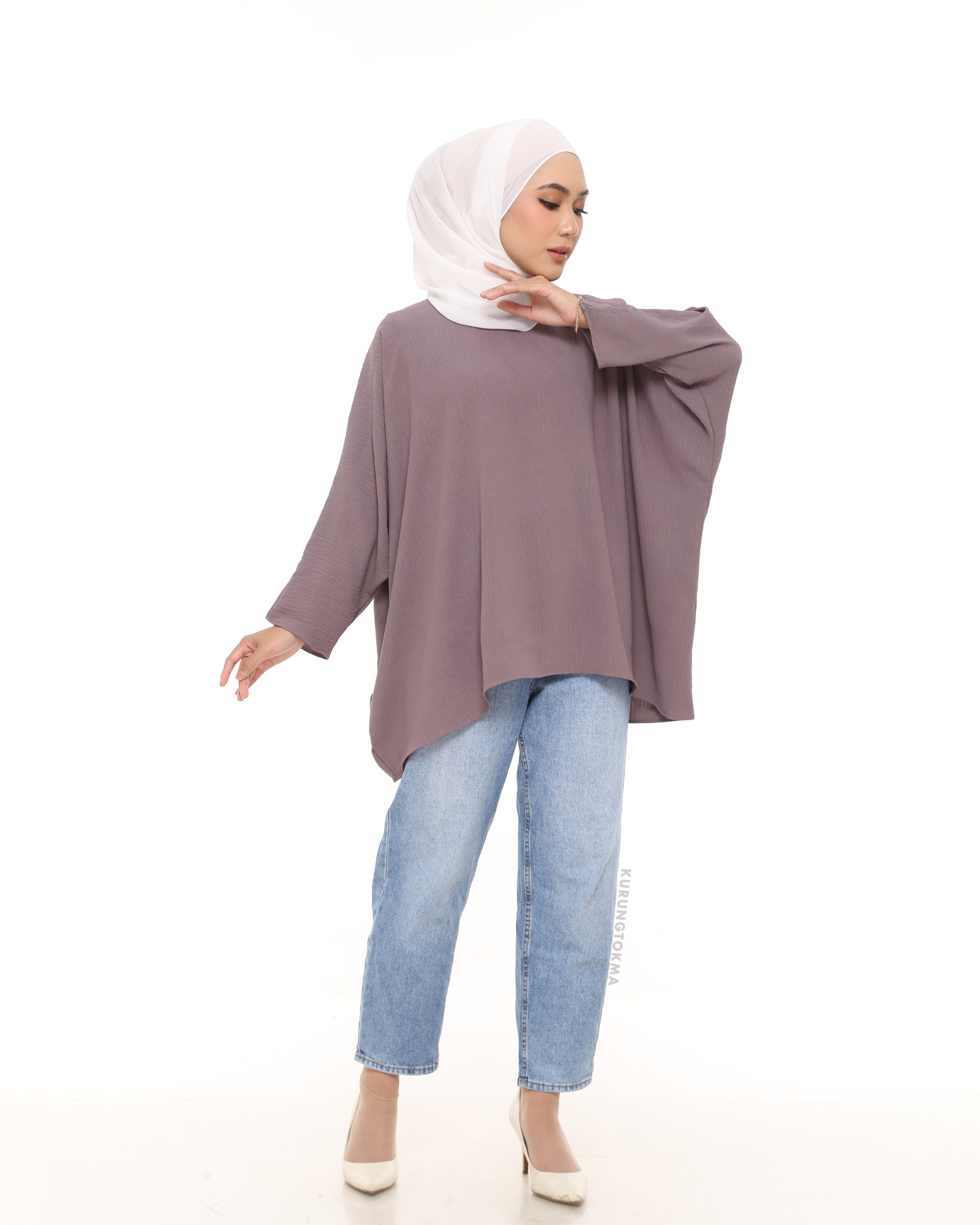 Boxy Purplish Grey