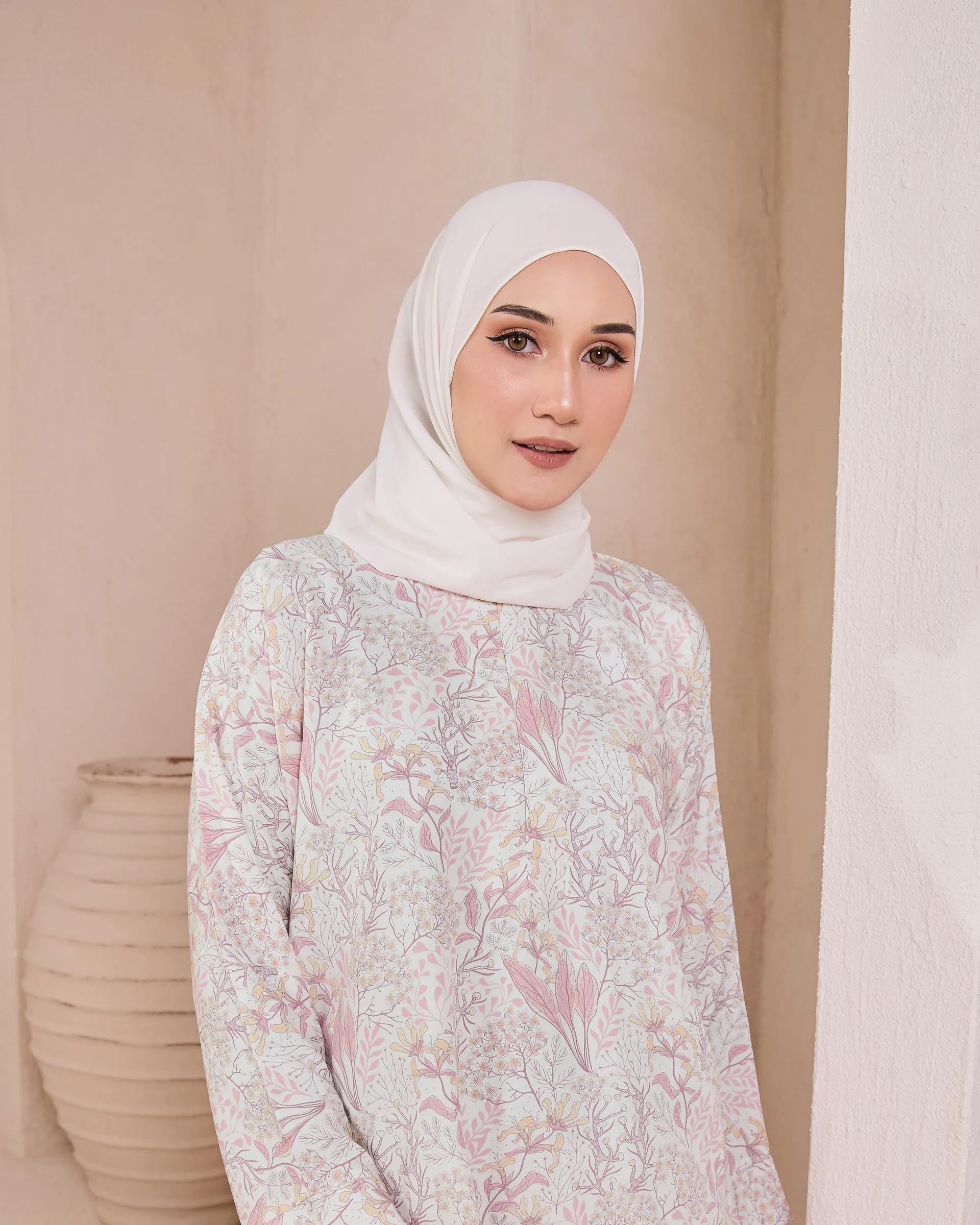 EMILY Kurung in Pink Kurung Tokma