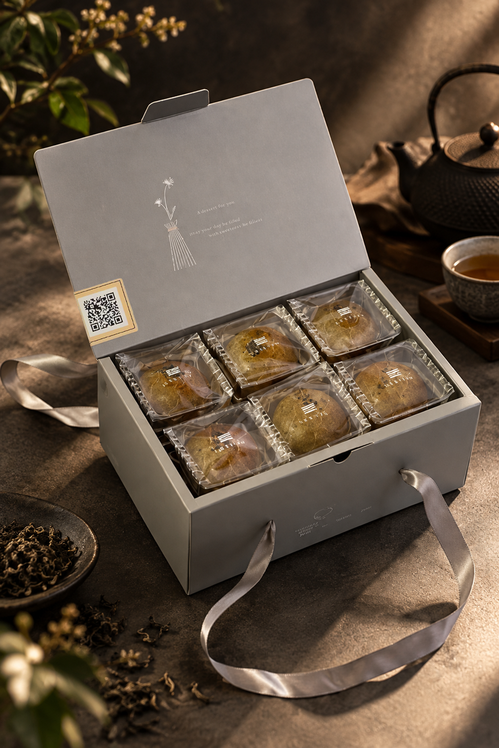 雅緻茶點禮盒與茶具靜物視覺_1@2x
