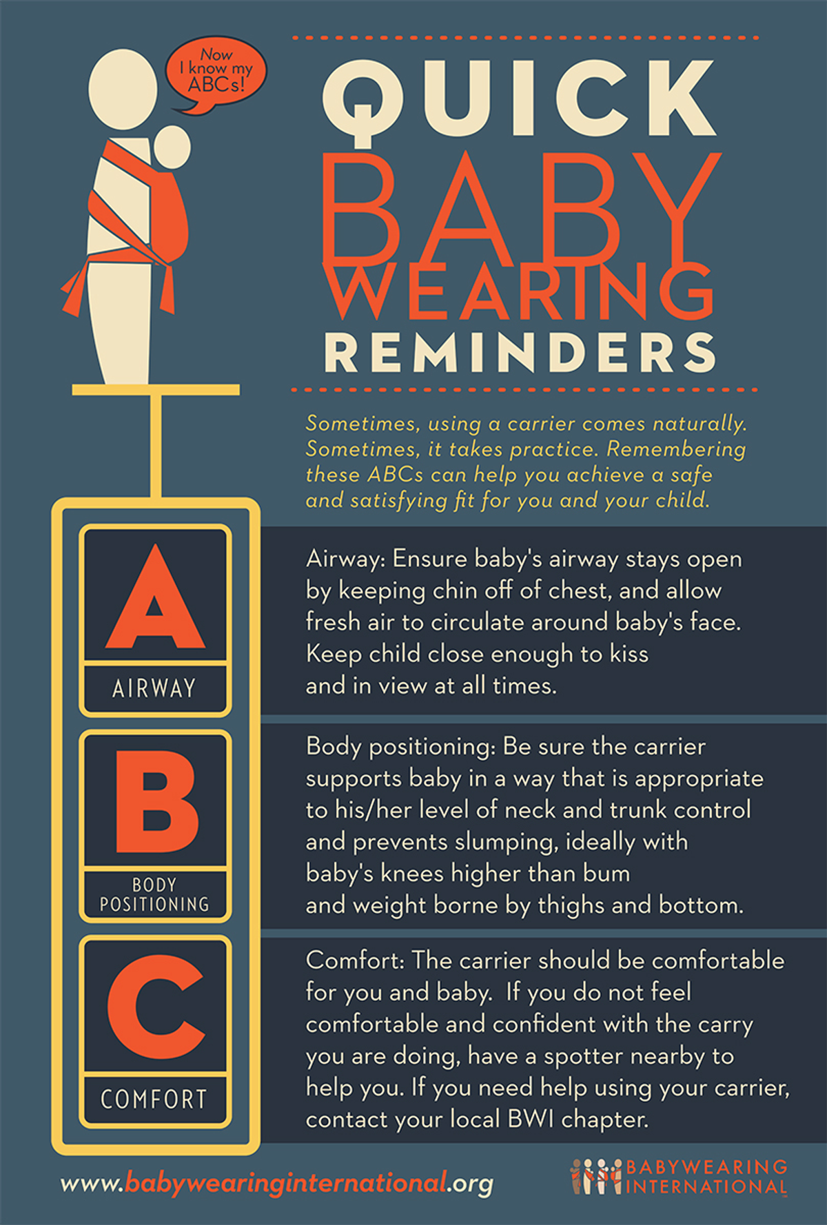 Quick Babywearing Reminders