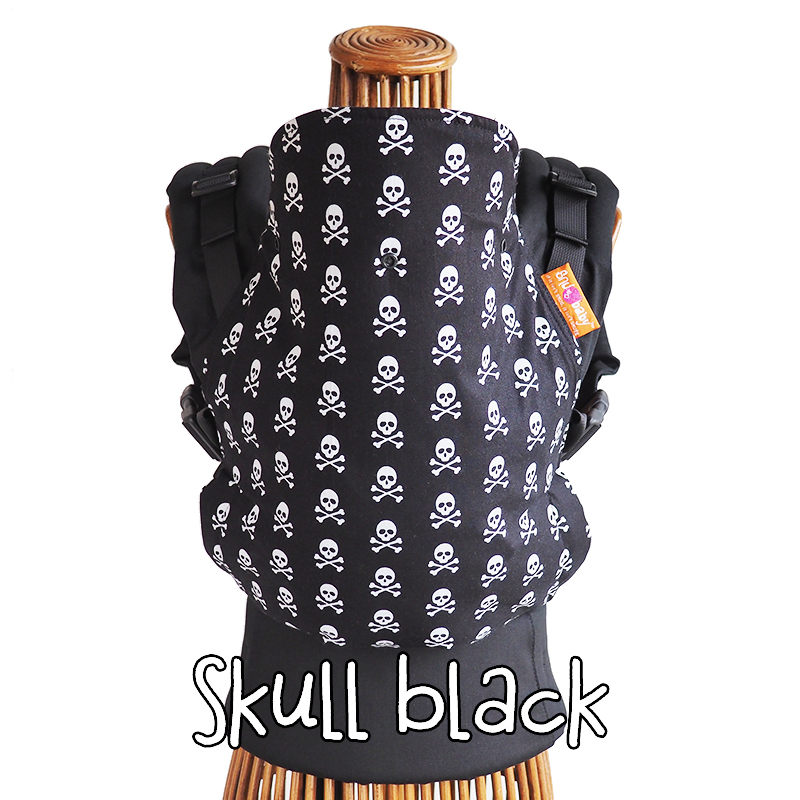 Skull Black Stork Baby Carrier – SNUGGbaby