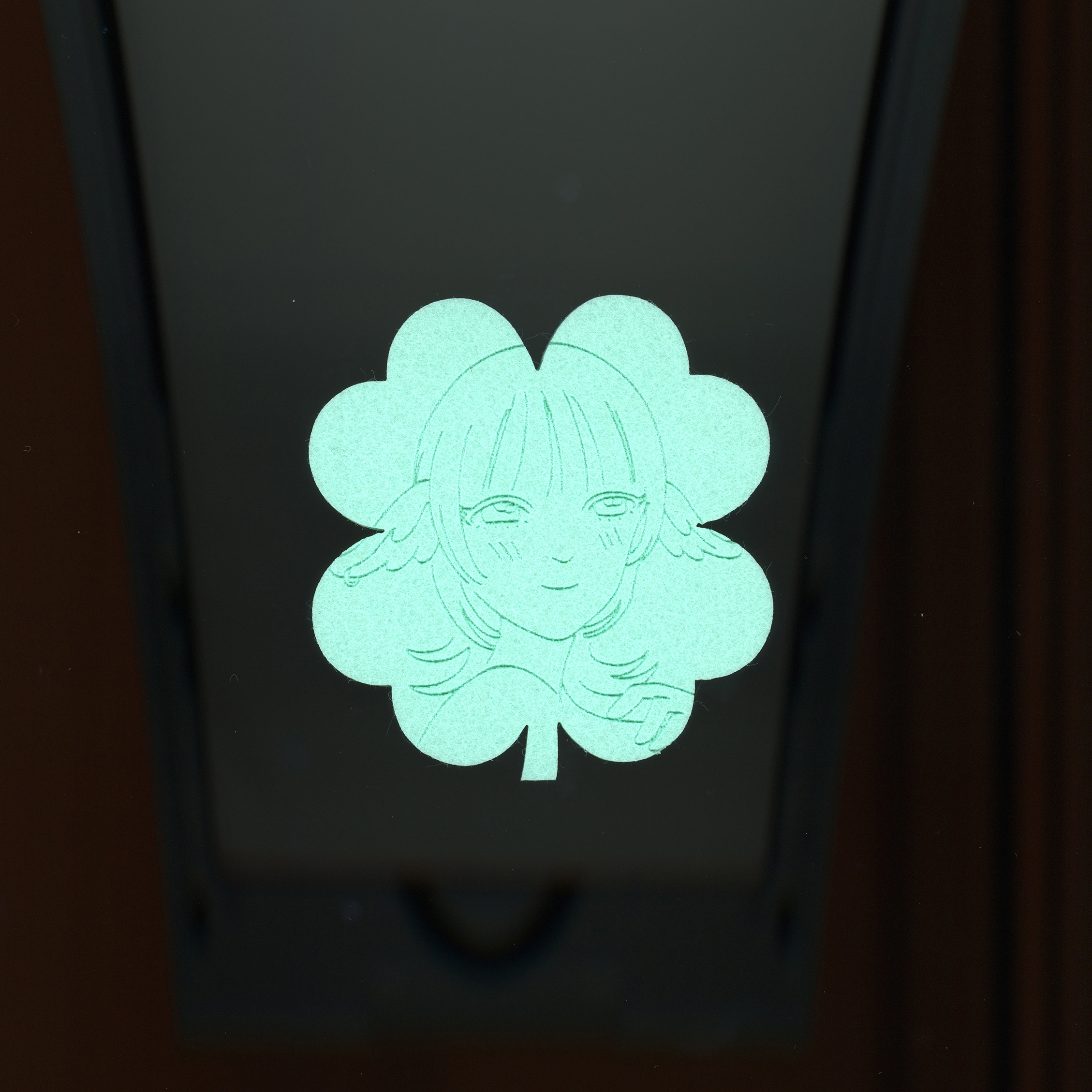 幸運草 杯墊