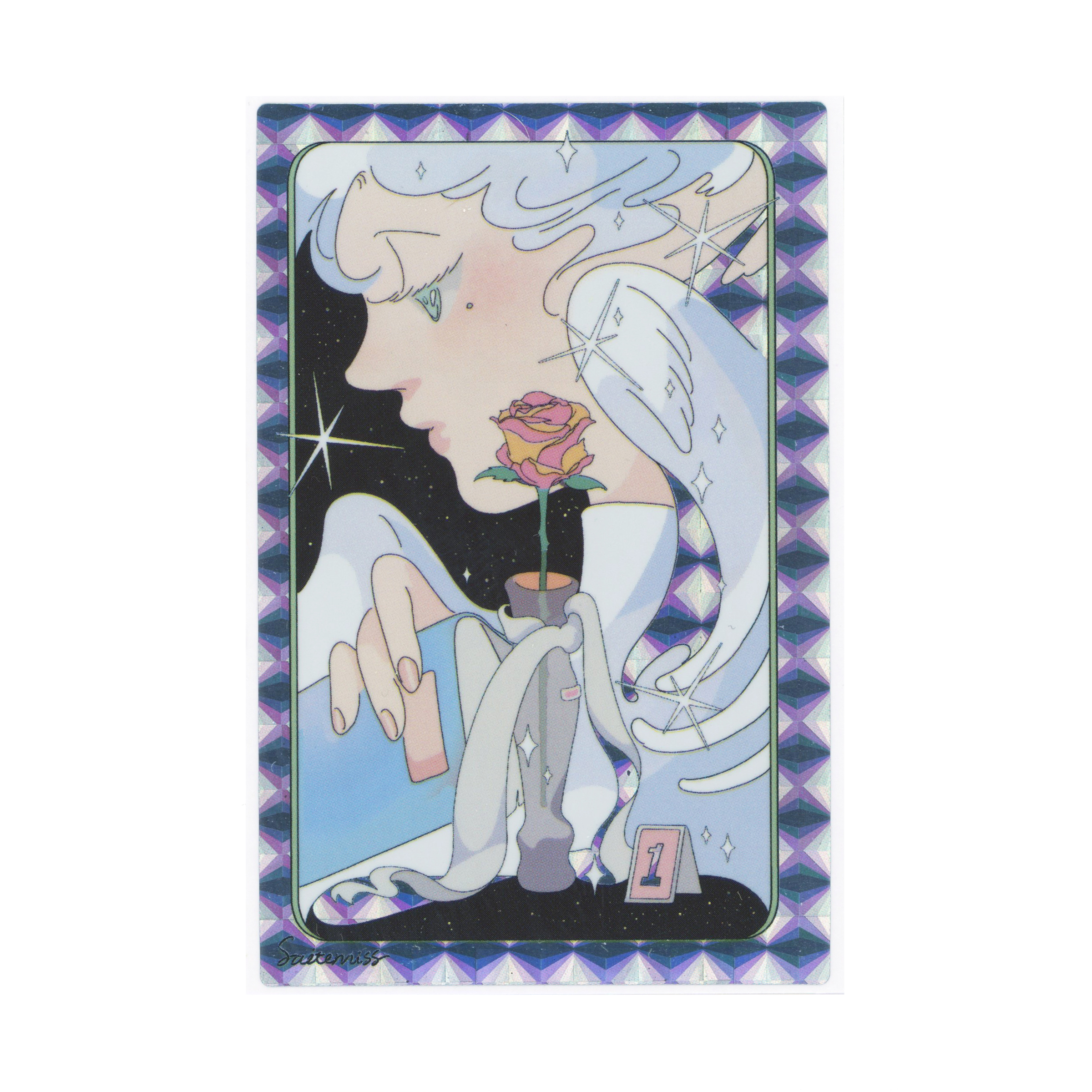 sticker-Angel Reading