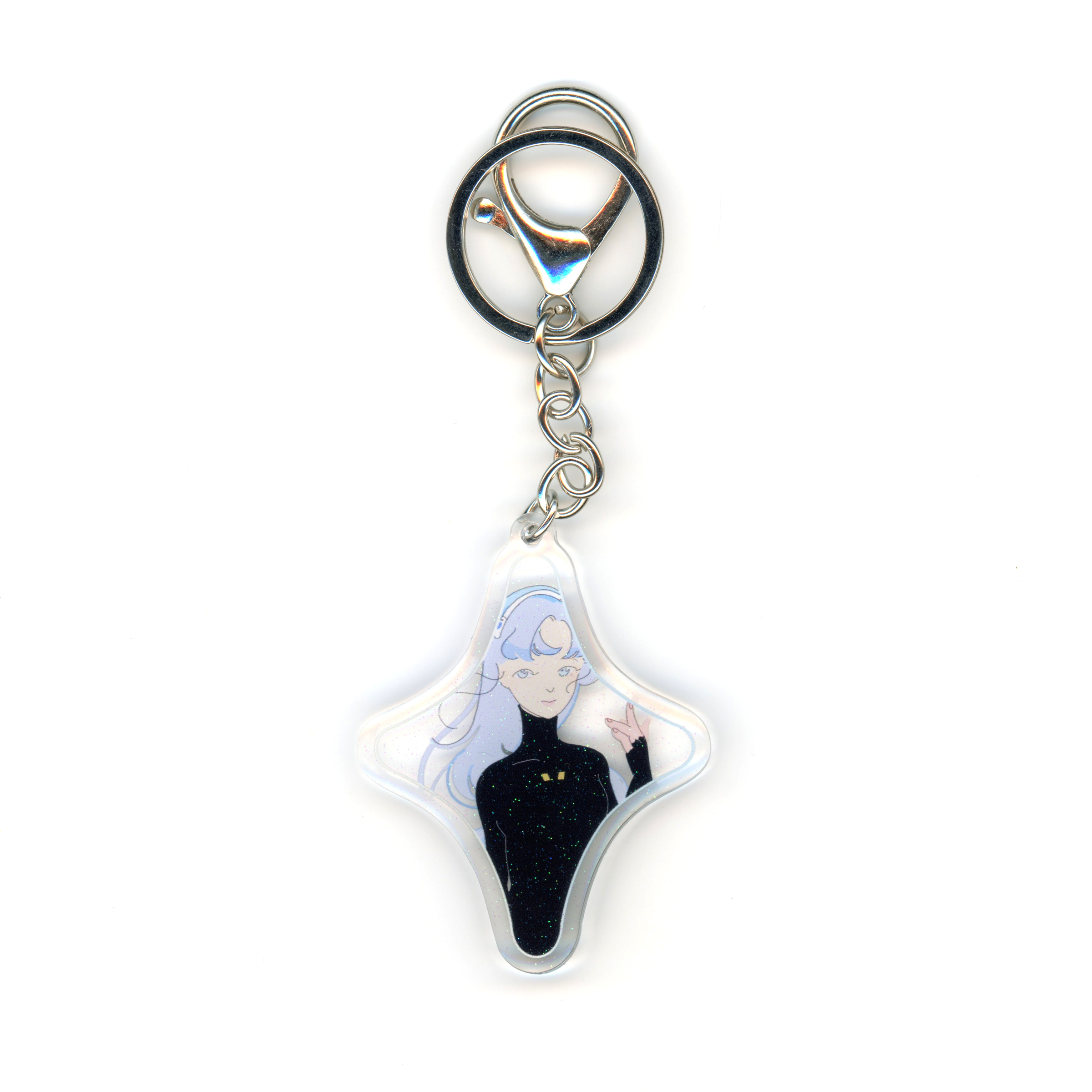 AI Girl Keychain