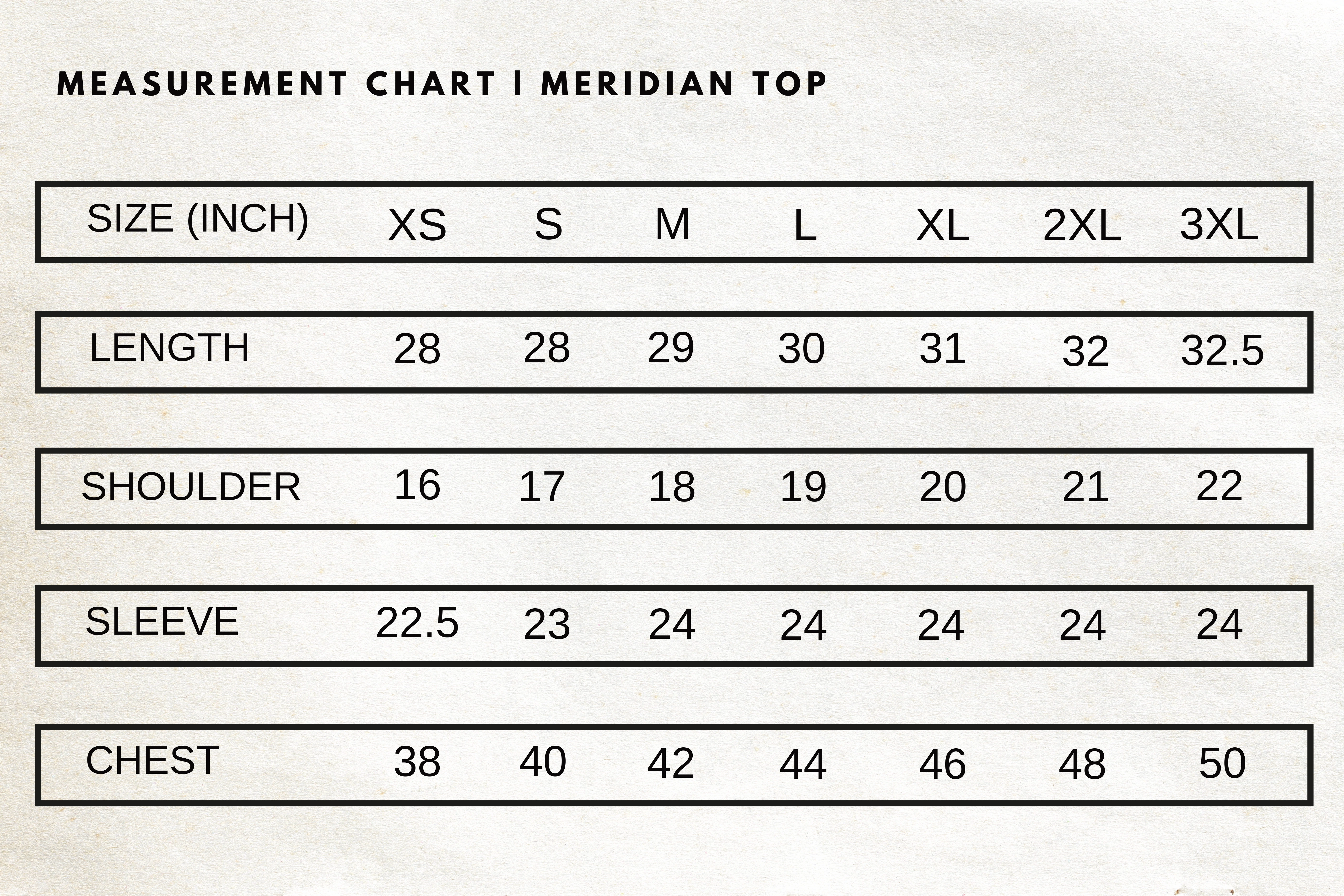 WEBP MEASUREMENT MERIDIAN TOP