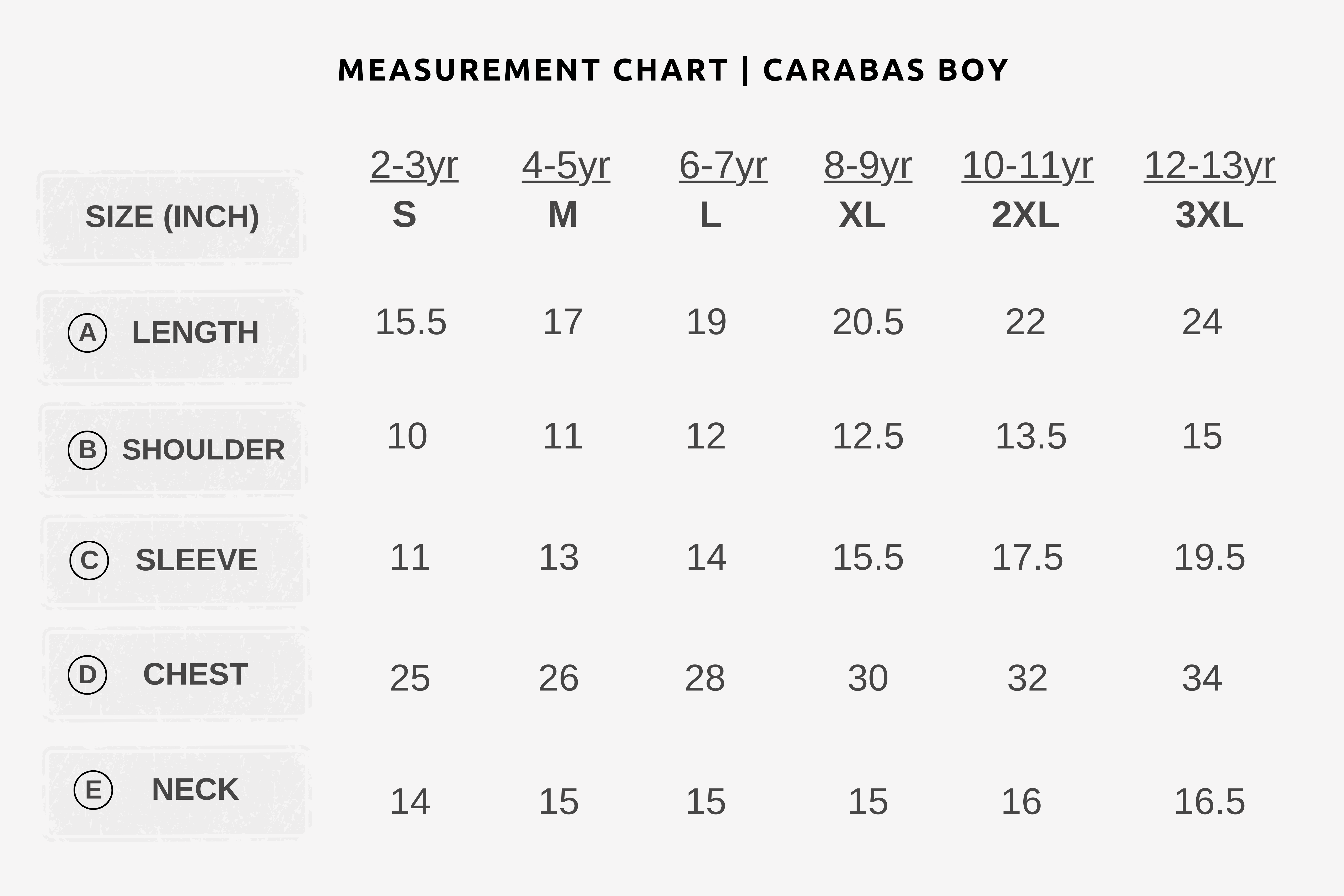 WEBP MEASUREMENT CARABAS BOY