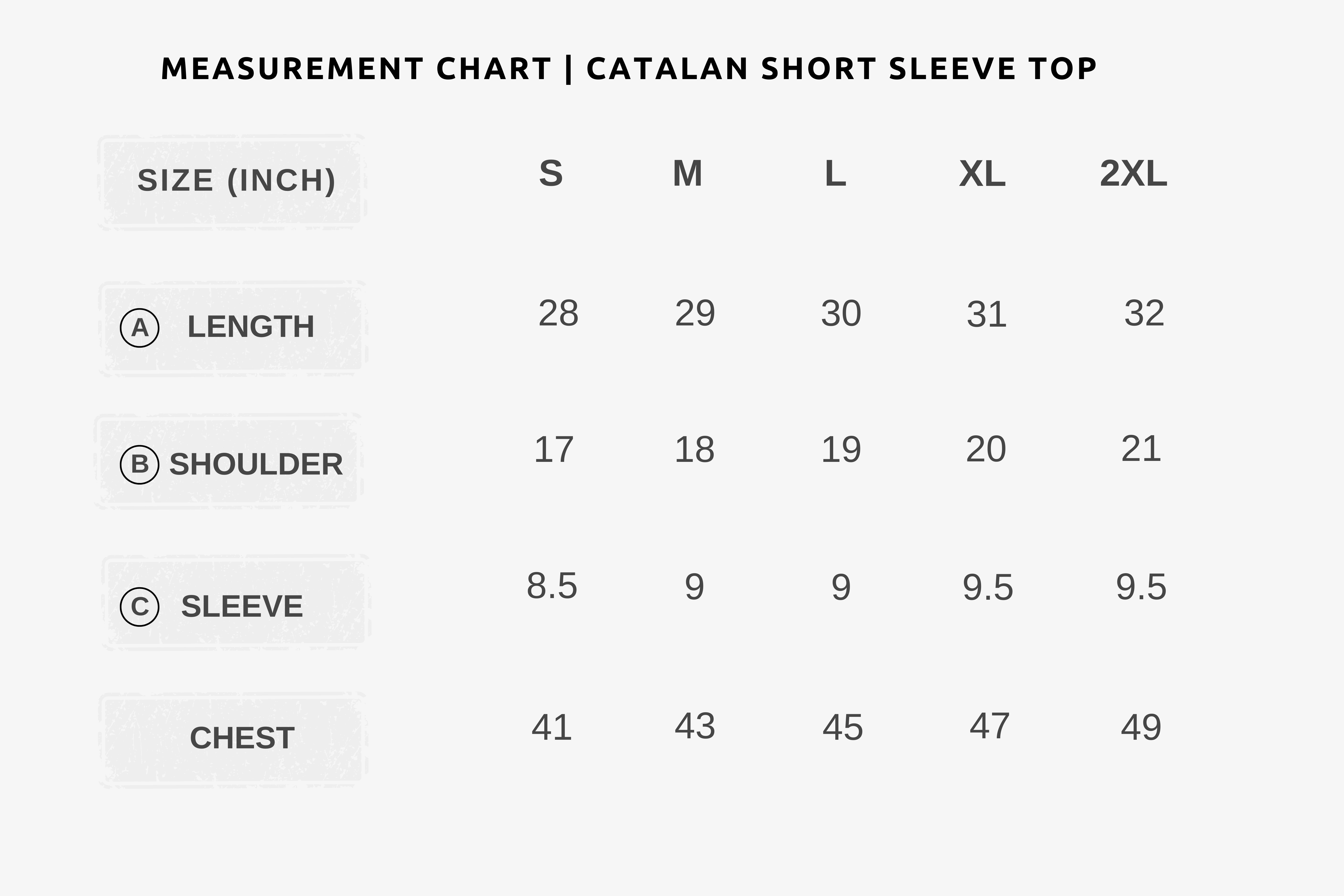 WEBP CATALAN SHORT MEASUREMENT