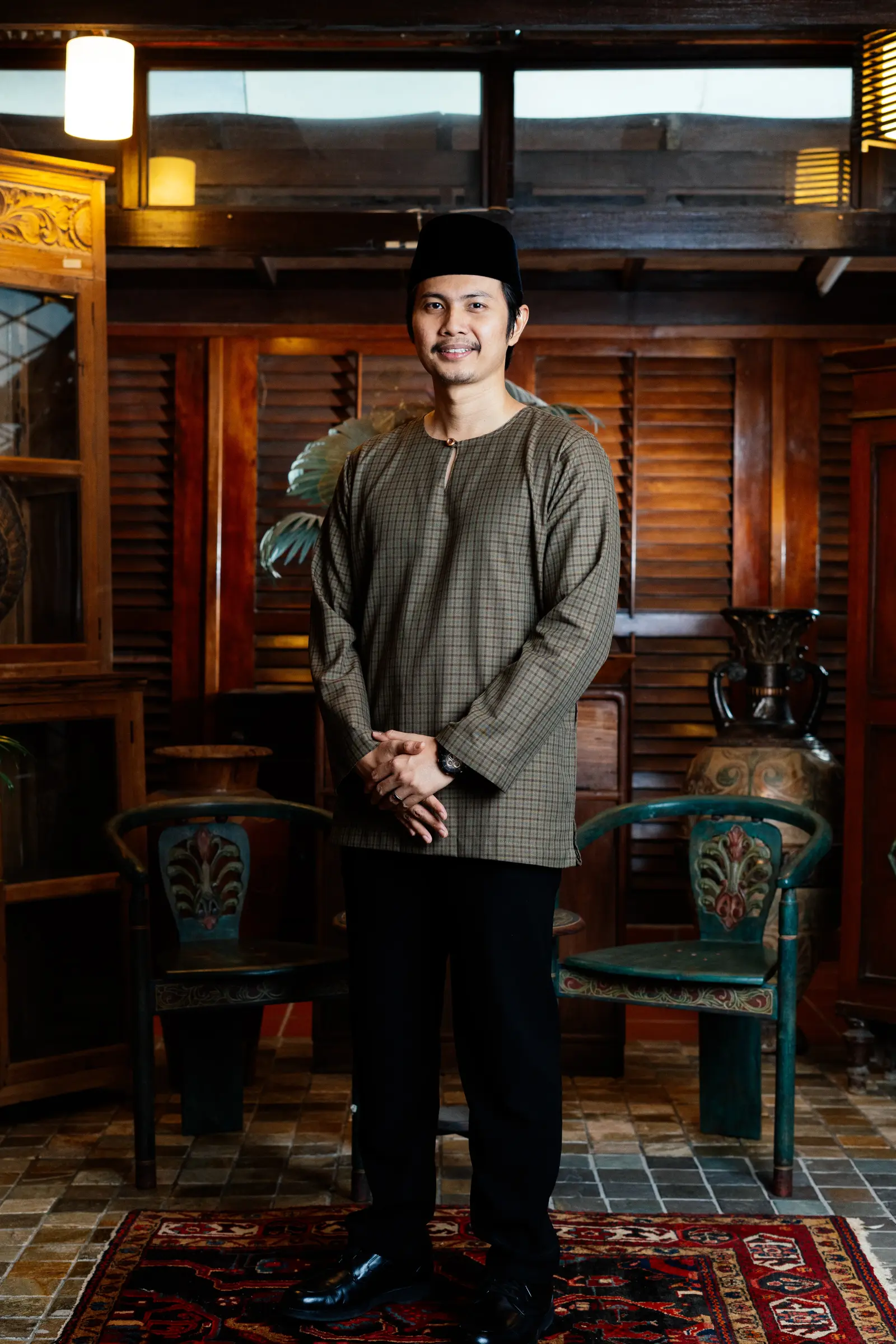 WEBP TUBA OLIVE BROWN PLAID 