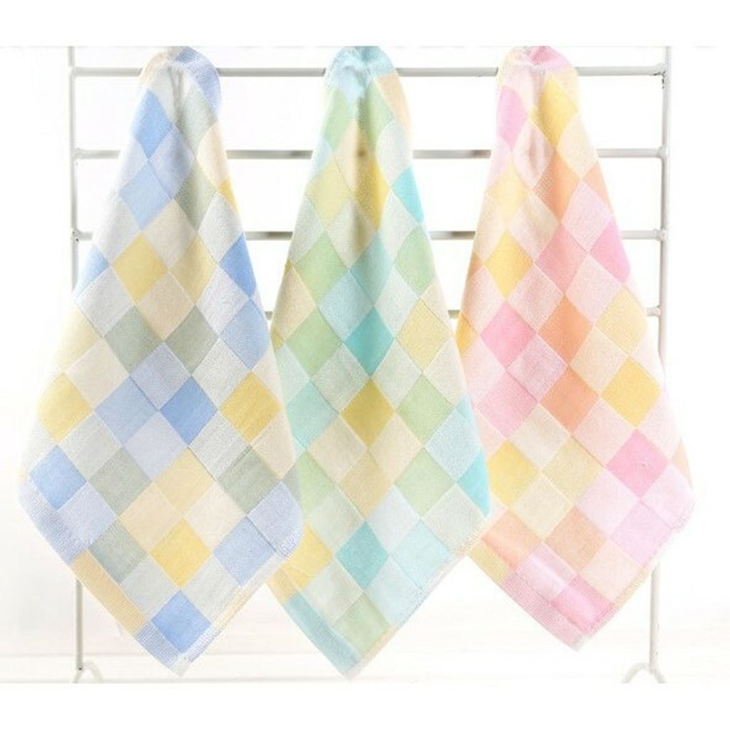 【口水巾】純棉雙層紗布-方巾/洗澡巾
