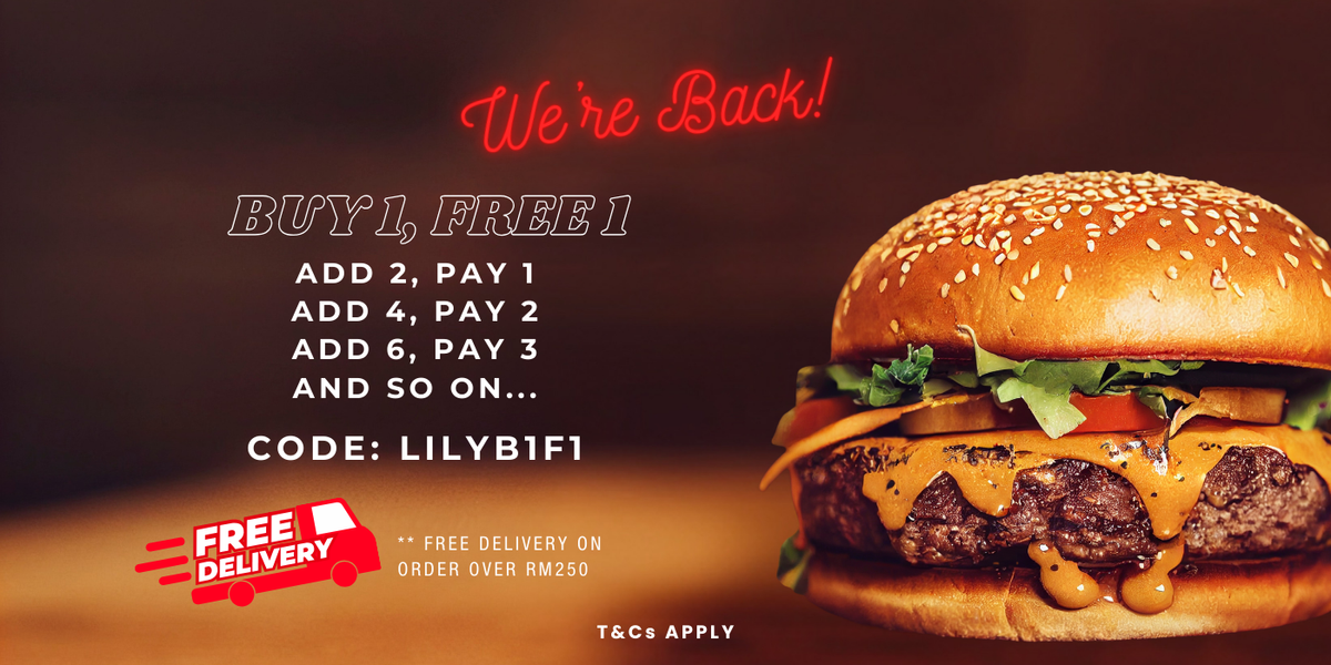 Burger Patties B1F1 Promo