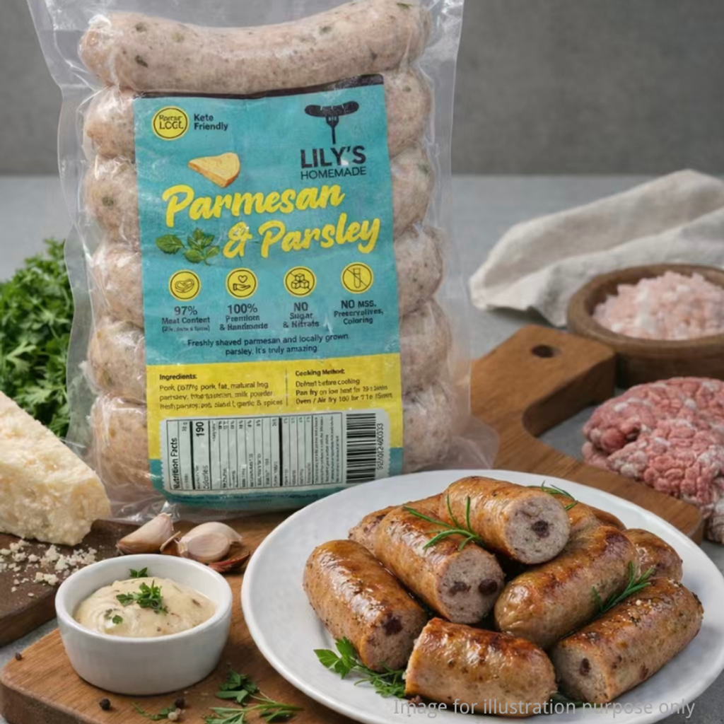 lilys-homemade-parmesan-&-parsley-sausage-healthy-protein-kids-malaysia