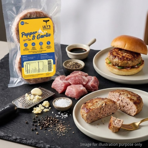 lilys-homemade-pepper-&-garlic-burger-patties-healthy-protein-kids-malaysia