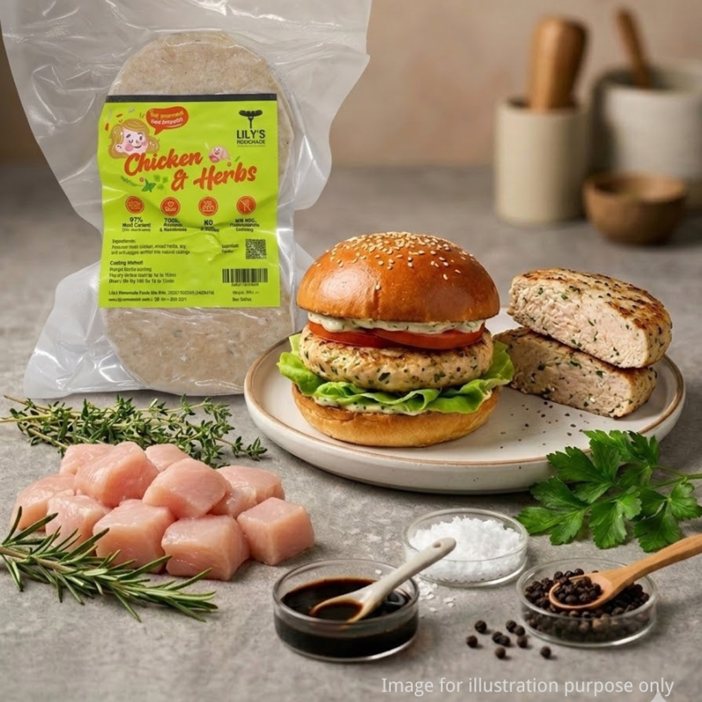lilys-homemade-chicken-&-herbs-burger-patties-healthy-protein-kids-malaysia