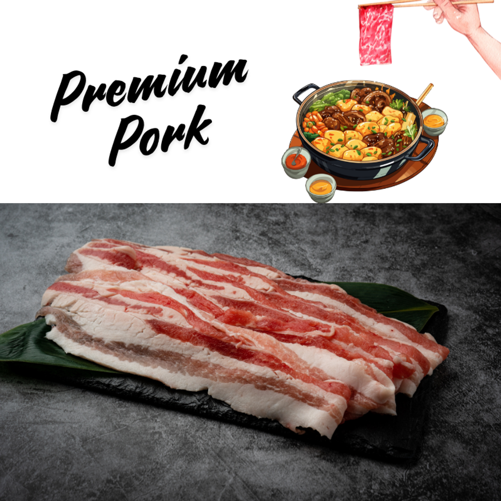 Premium pork belly