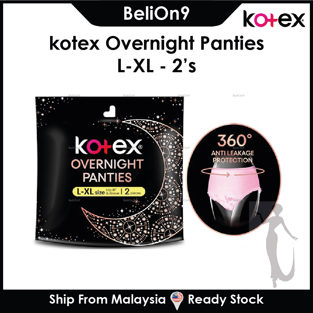 [BeliOn9] Kotex Overnight Panties L/XL SIZE 2S