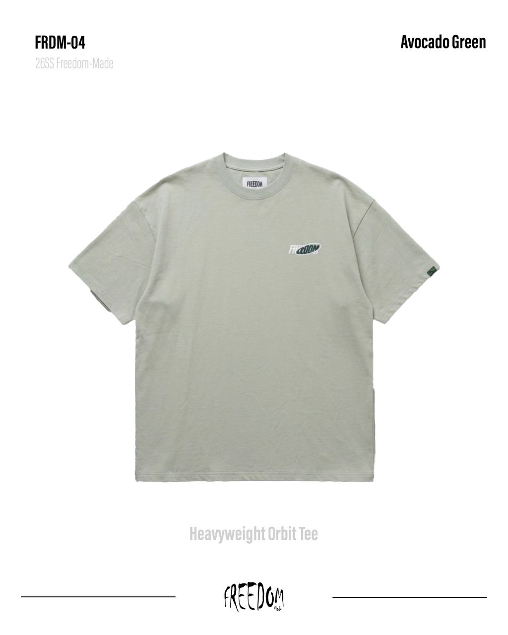 FRDM-04Heavyweight Orbit Tee正面3