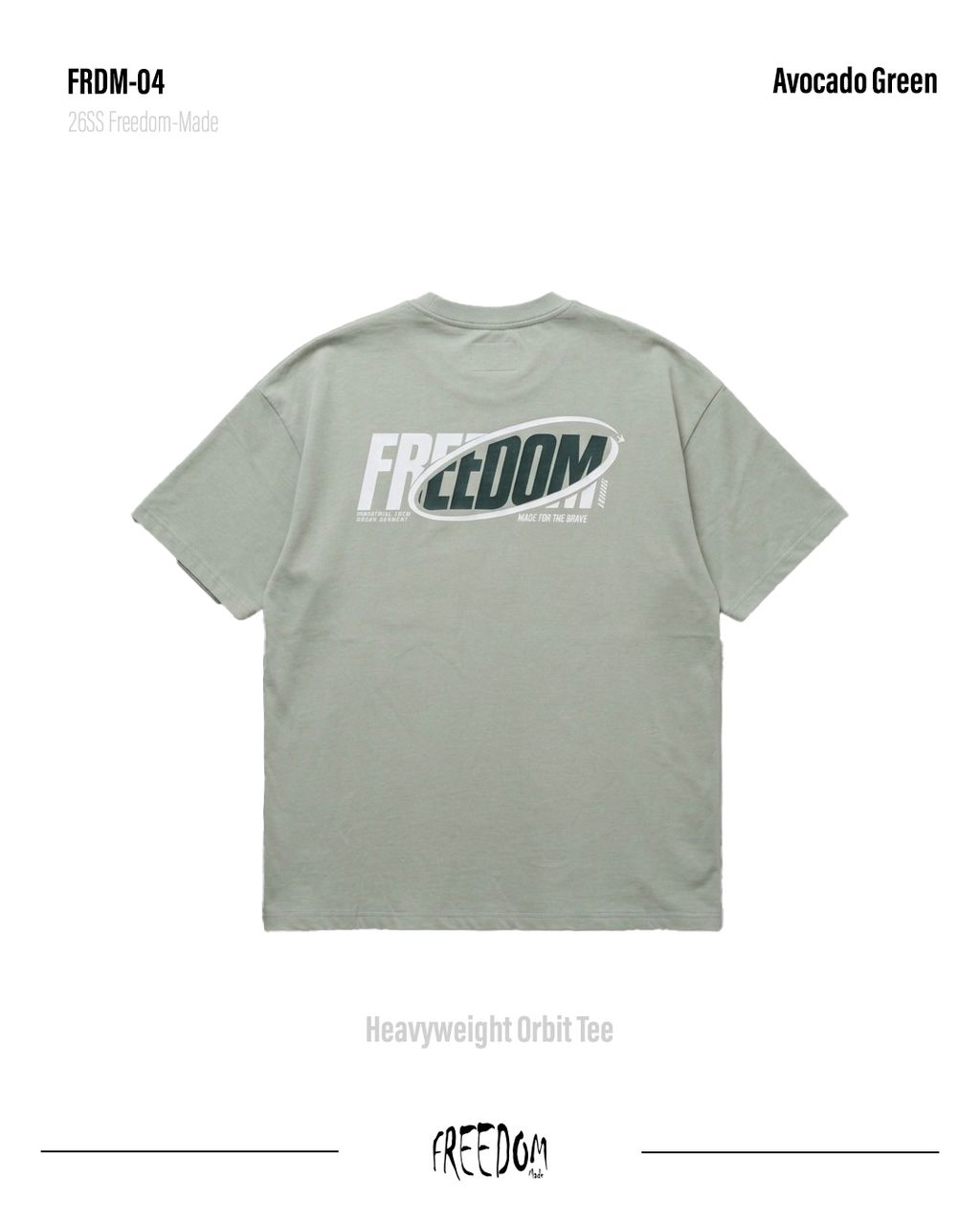 FRDM-04Heavyweight Orbit Tee背面3