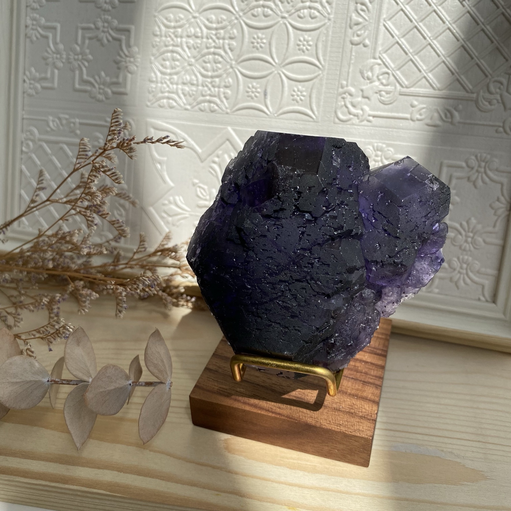 福建丹泉螢石A 442.9g 21D03001A – 宇宙合作社｜水晶礦物標本國際礦物