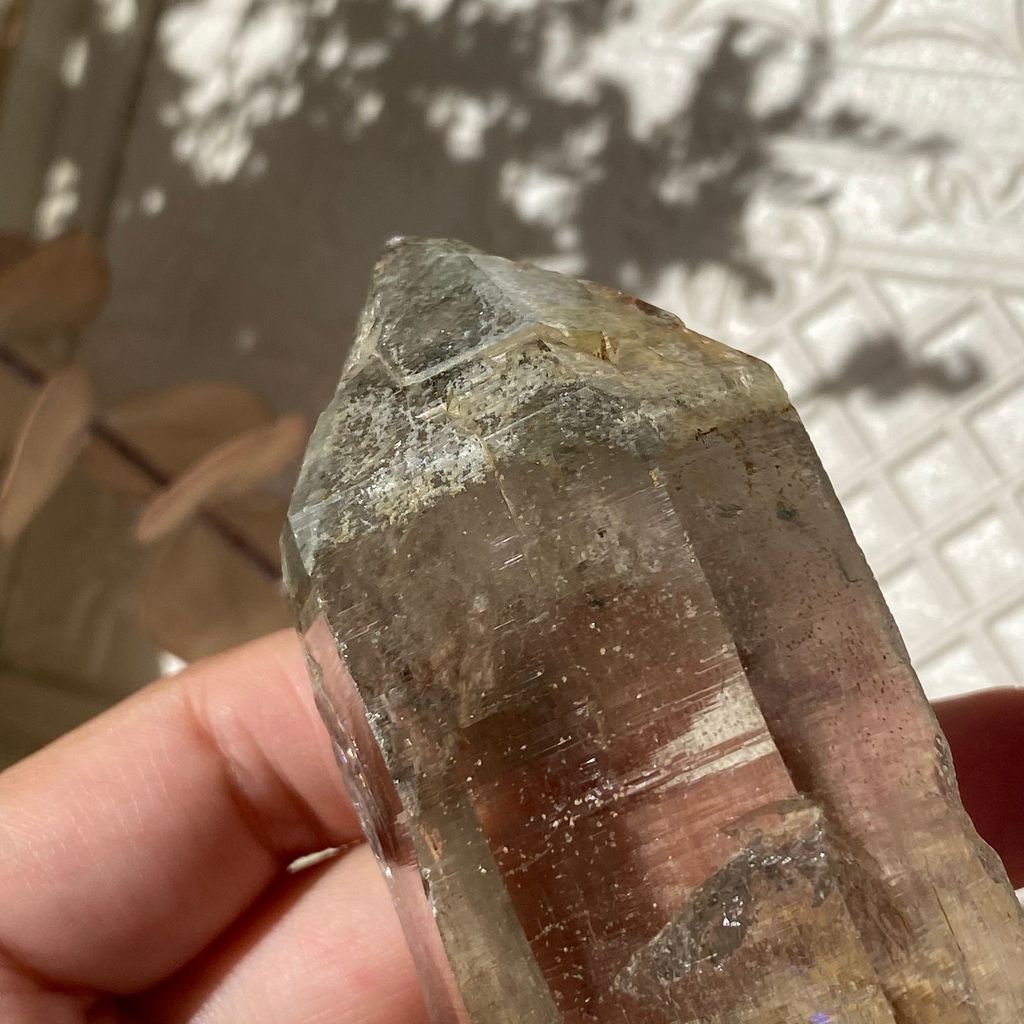 21I18007E 喜瑪拉雅白水晶(印度礦脈)茶幽 183.9g $2600(4).JPEG