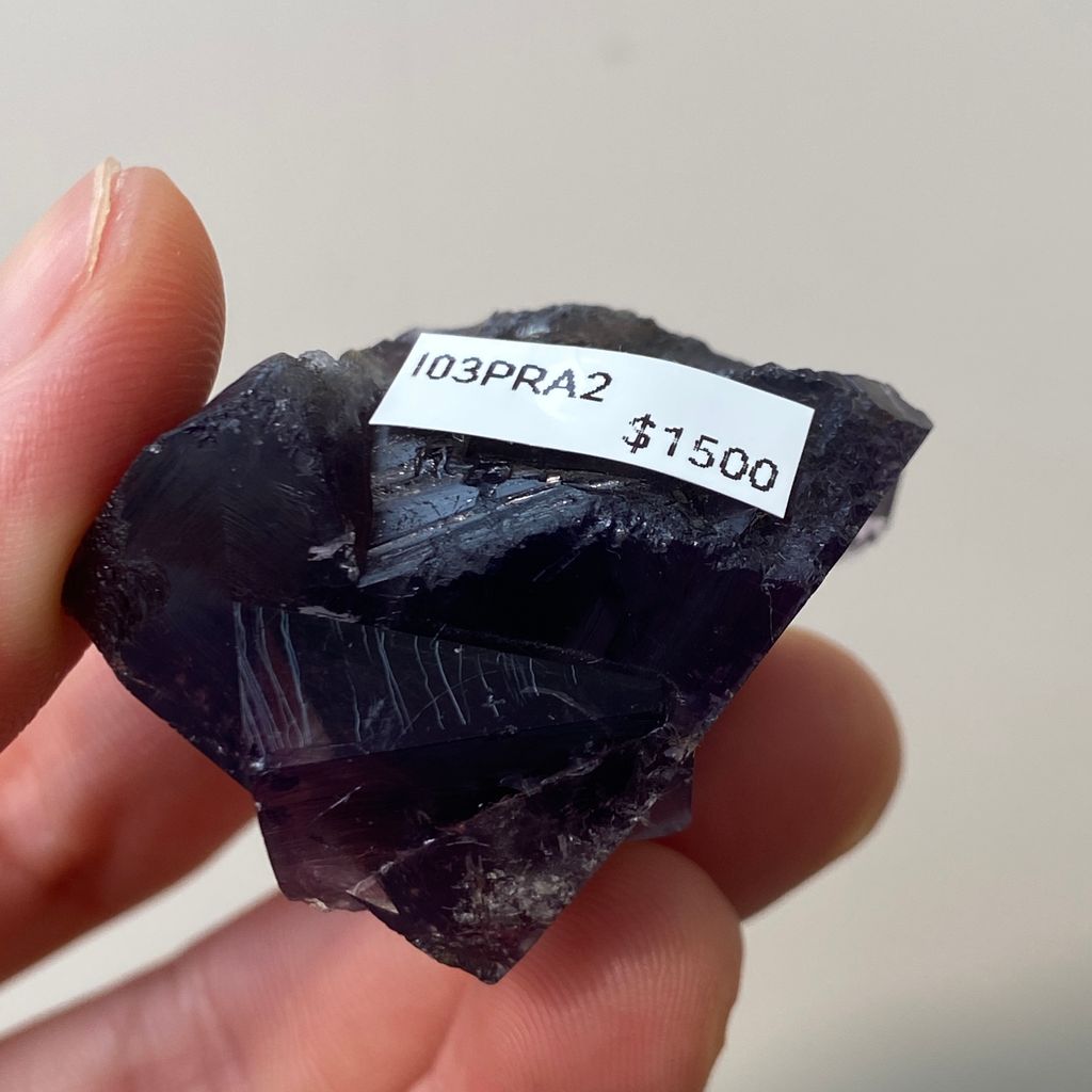 紫雨礦袋 I 英國日光螢石 23.5g $1500 (8) I03PRA2