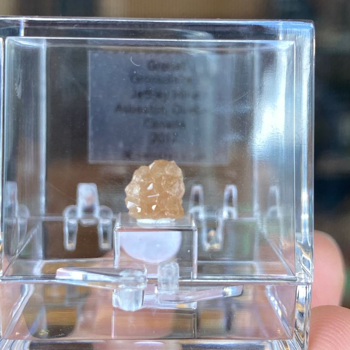 23E04003M 加拿大魁北克香檳色石榴石 0.3g $750 (1)