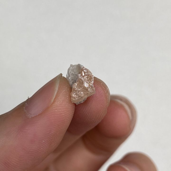 23E04005L 加拿大魁北克香檳色石榴石共生符山石 0.6g $500 (11)