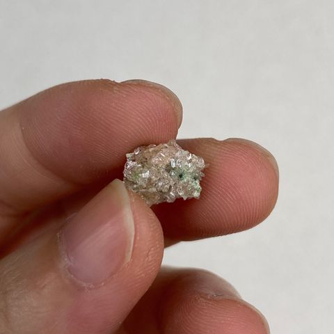 23E04005M 加拿大魁北克香檳色石榴石共生符山石 0.7g $500 (11)